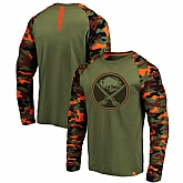 Buffalo Sabres Fanatics Branded OliveCamo Recon Long Sleeve Raglan T-Shirt